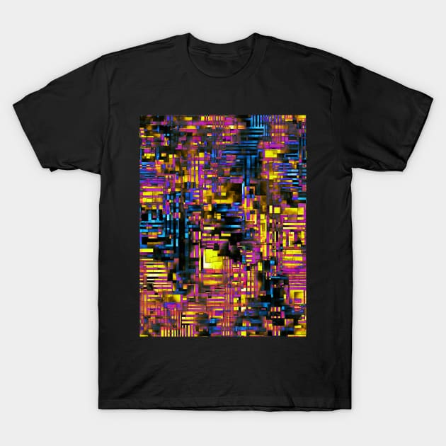 Cyberpunk - Blue and Gold Version T-Shirt by JadeGair